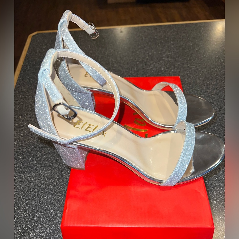 Silver heels
